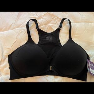 Yummie Front Closure Raceback Bra XL
